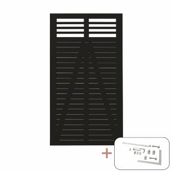 Decora enkelgrind inkl. beslag - 100×180 cm